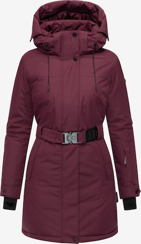 Cappotto invernale 'Frostkuss 14' di NAVAHOO in rosso: frontale