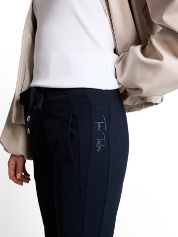 Loosefit Pantalon TOM TAILOR en bleu