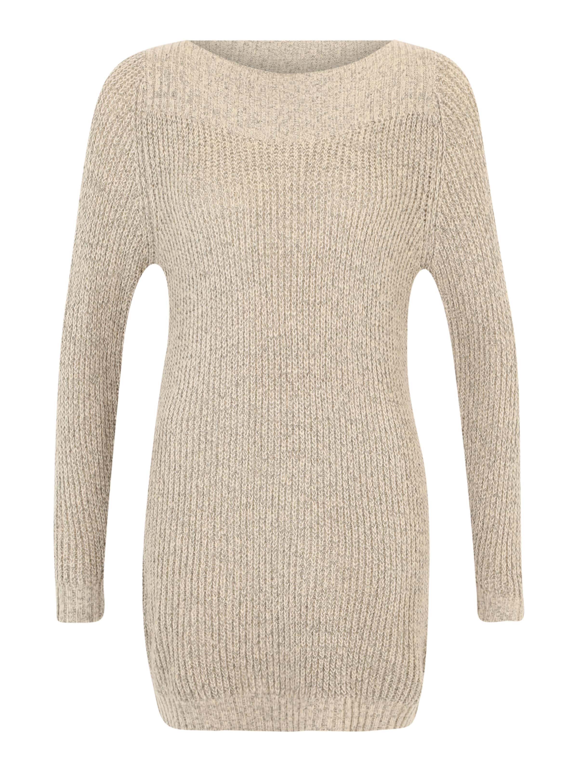 JDY Petite Knit dress 'JDYWHITNEY MEGAN' in Grey: front