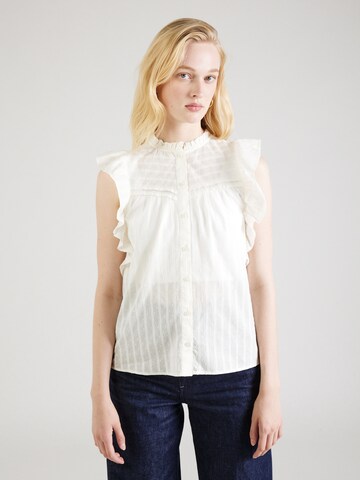 Marks & Spencer Blouse in Beige: voorkant