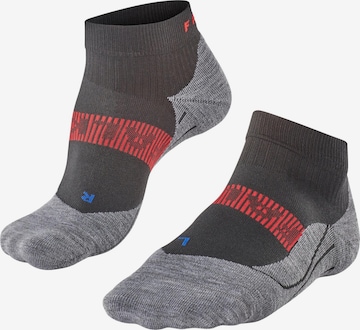 FALKE Athletic Socks 'RU4 Endurance Cool Short' in Black: front