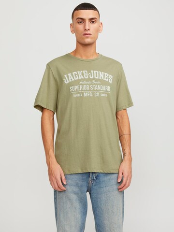 JACK & JONES Shirt 'JJEJeans' in Green: front