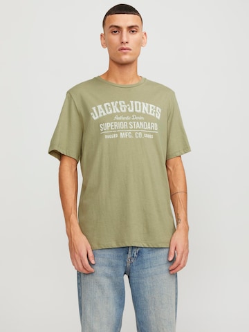 JACK & JONES قميص 'Jeans' بلون أخضر: الأمام