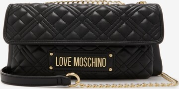 Pochette Love Moschino en noir : devant