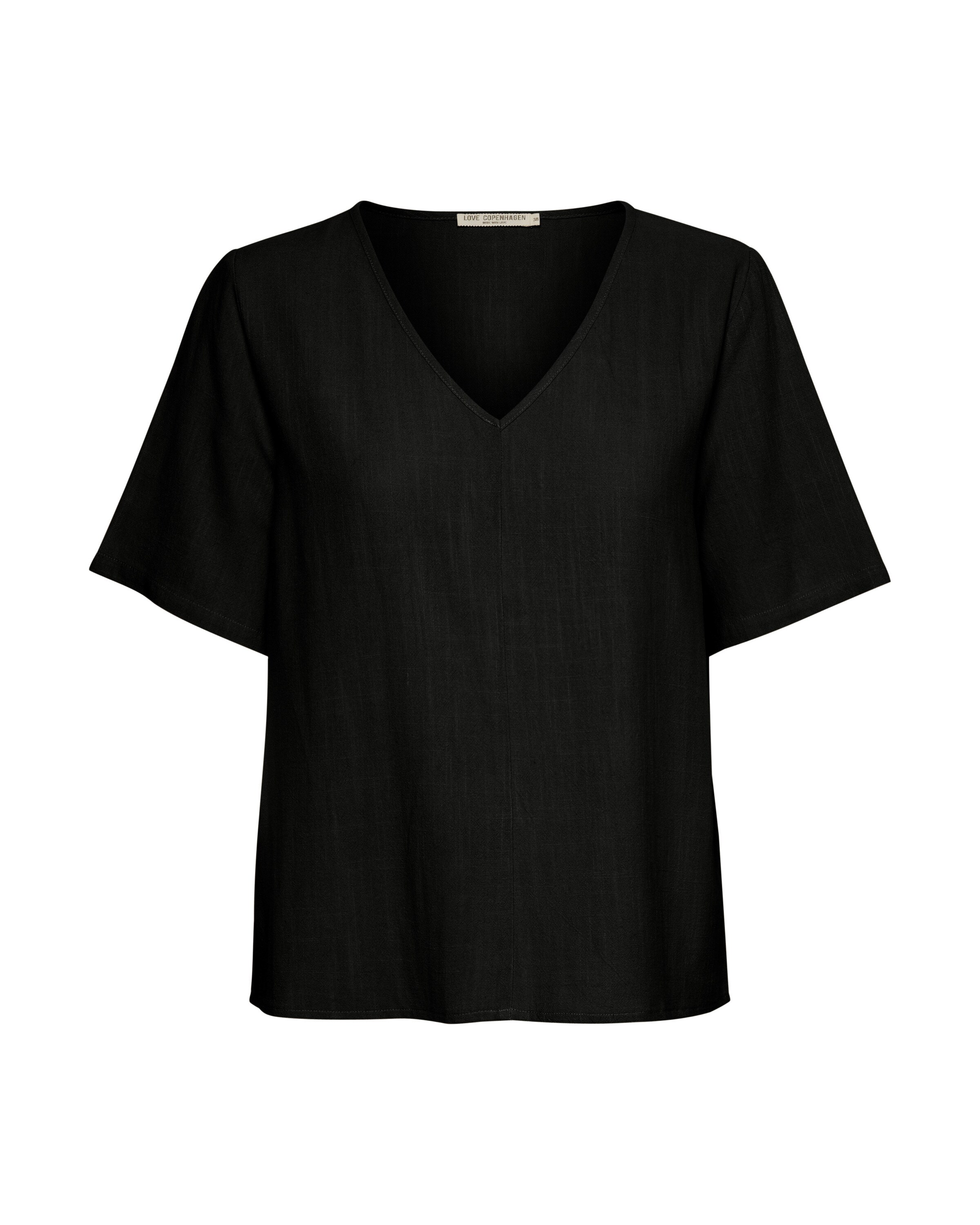 Love Copenhagen - Camiseta en negro: frente
