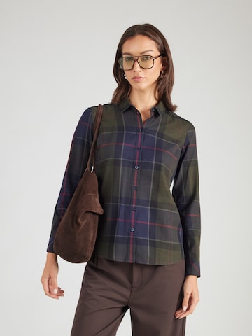 Camicia da donna 'Bredon' di Barbour in verde: frontale