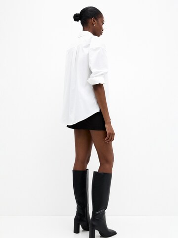 Pull&Bear Blúz - fehér
