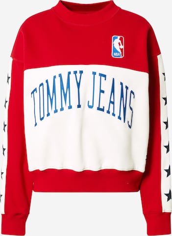 Tommy Jeans Sweatshirt in Rot: predná strana