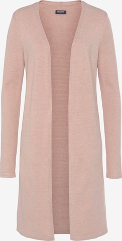 HECHTER PARIS Knit Cardigan in Pink: front