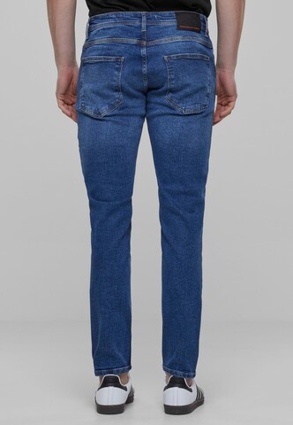 2Y Premium Tapered Jeans in Blauw