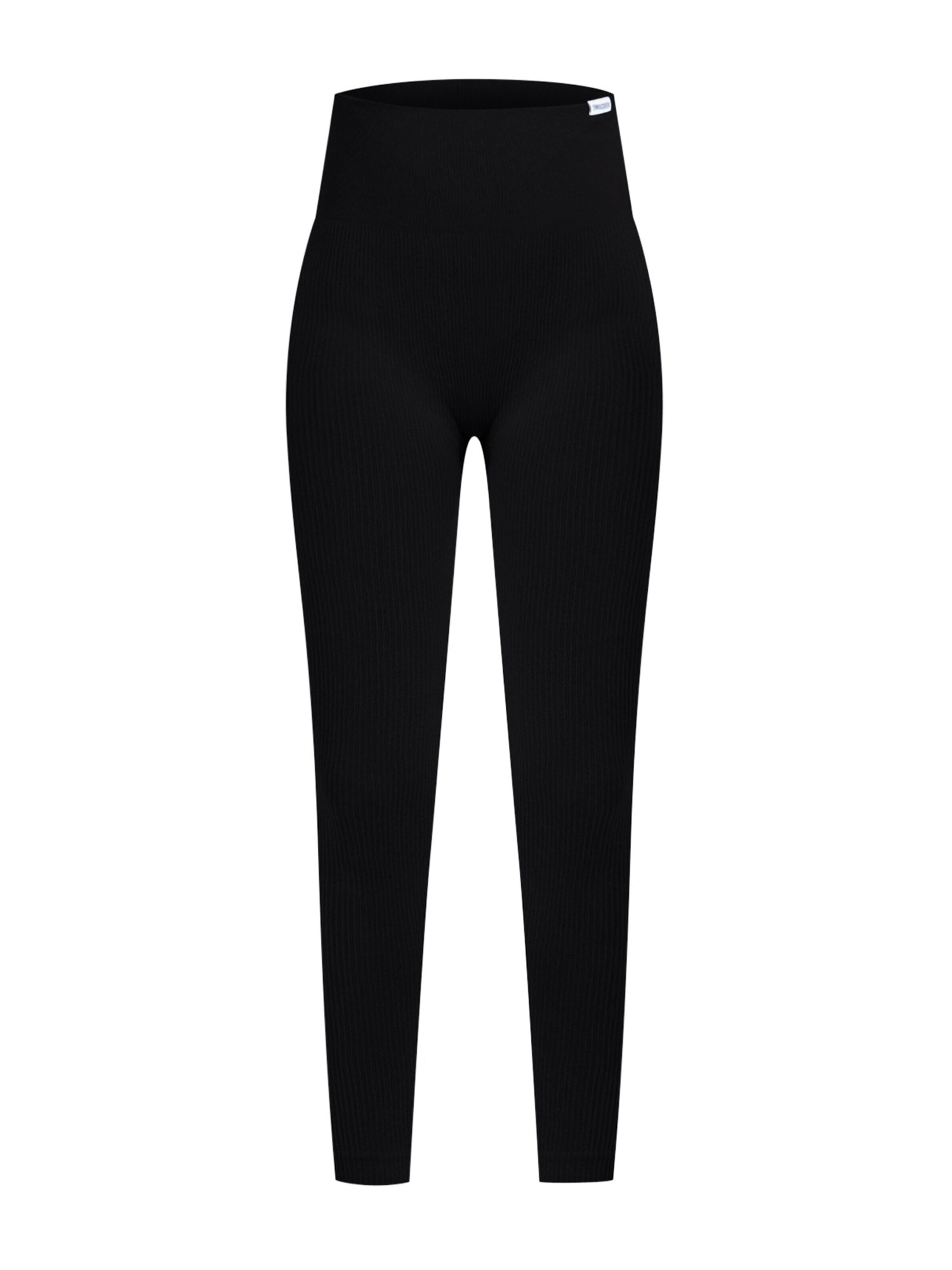 Smilodox Amaze Ripp Compressive Leggings in Schwarz: Vorderseite