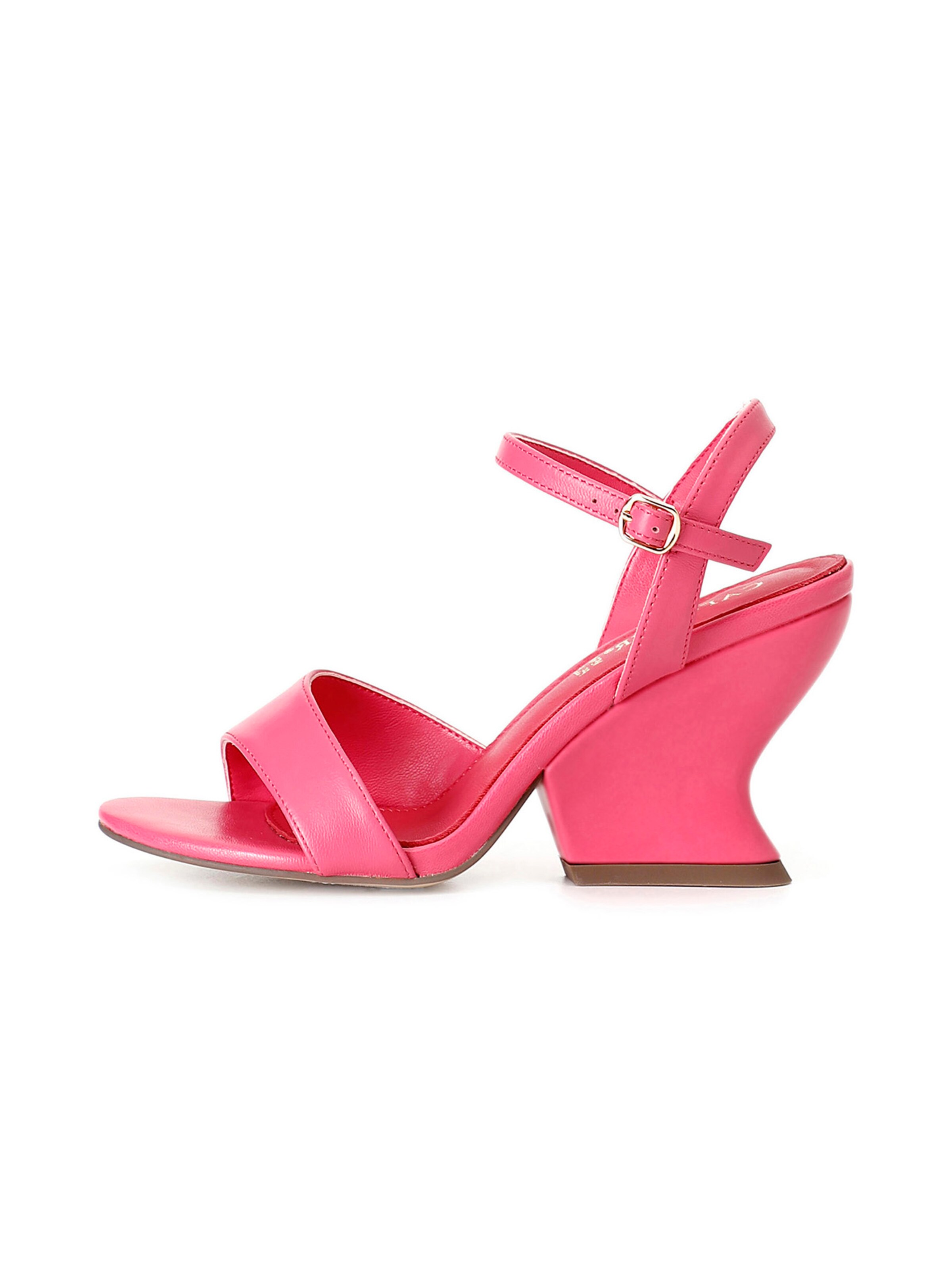 CAFè NOIR Sandalen met riem in Roze: voorkant