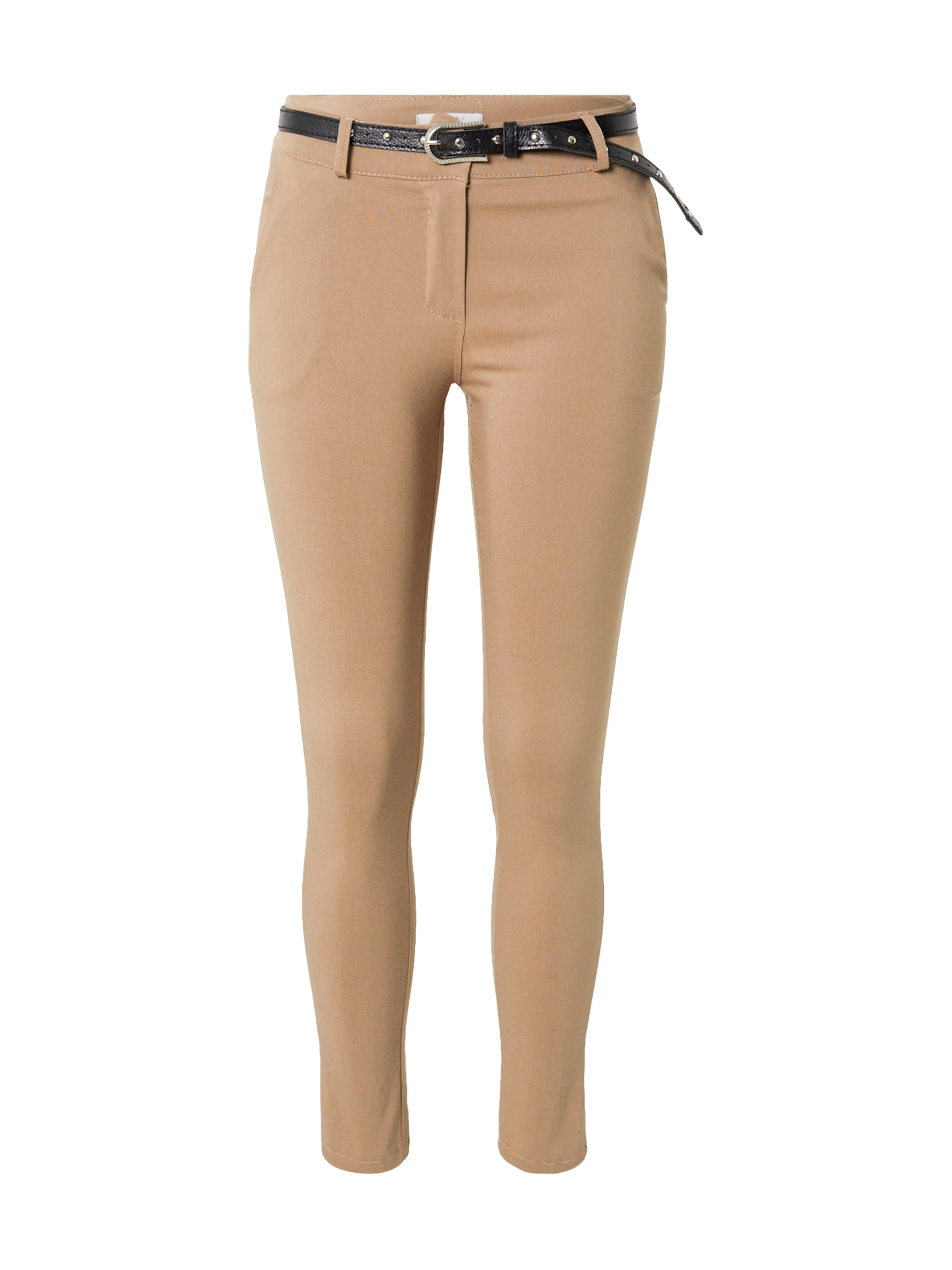 Hailys Skinny Pants 'Mandy' in Brown: front