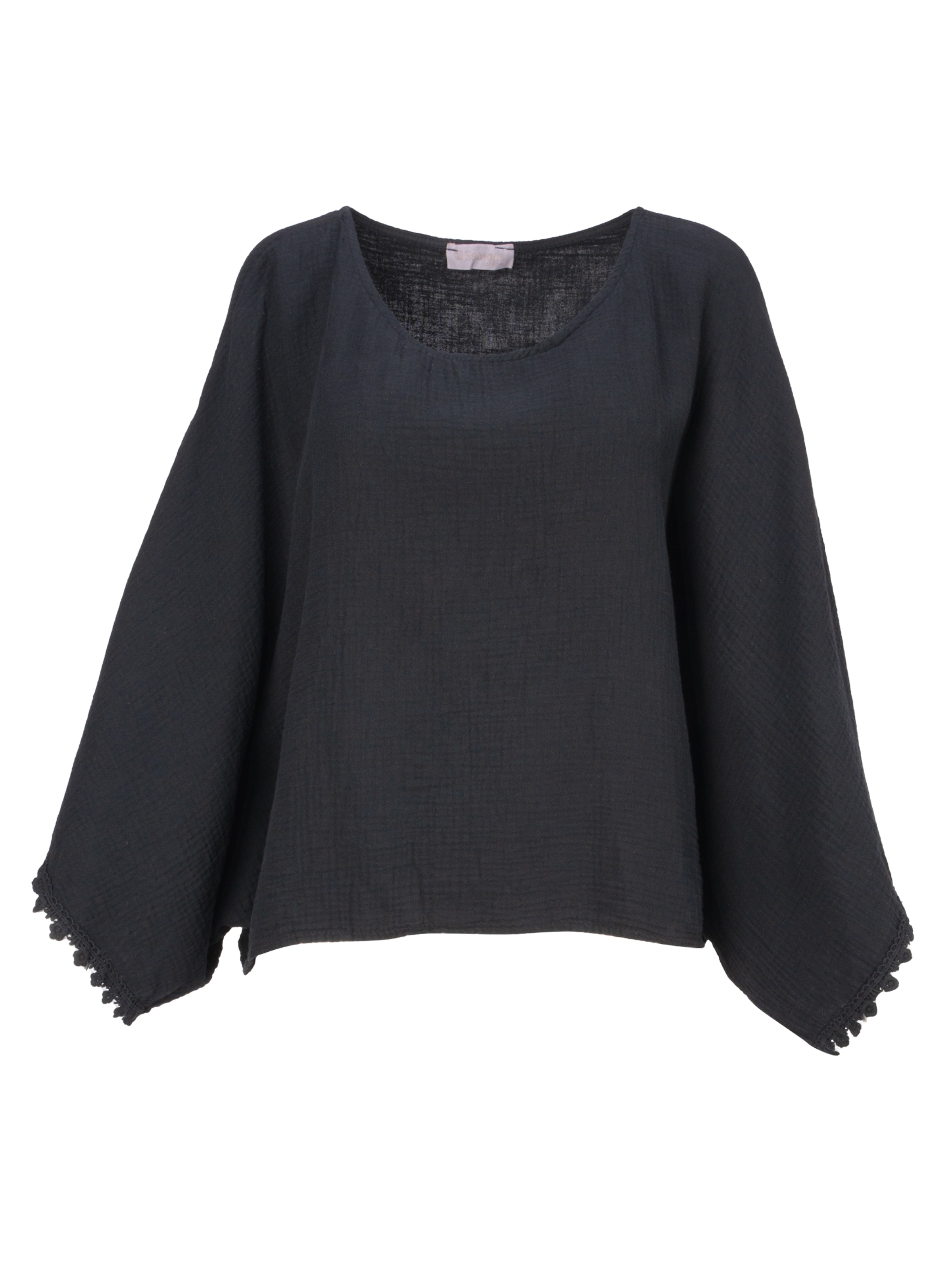 Seasons of April Blouse 'Mathilda' in Black: front