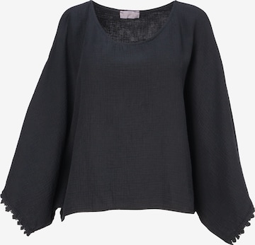 Chemisier 'Mathilda' Seasons of April en noir : devant