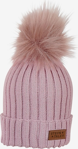 STERNTALER Beanie in Pink: front