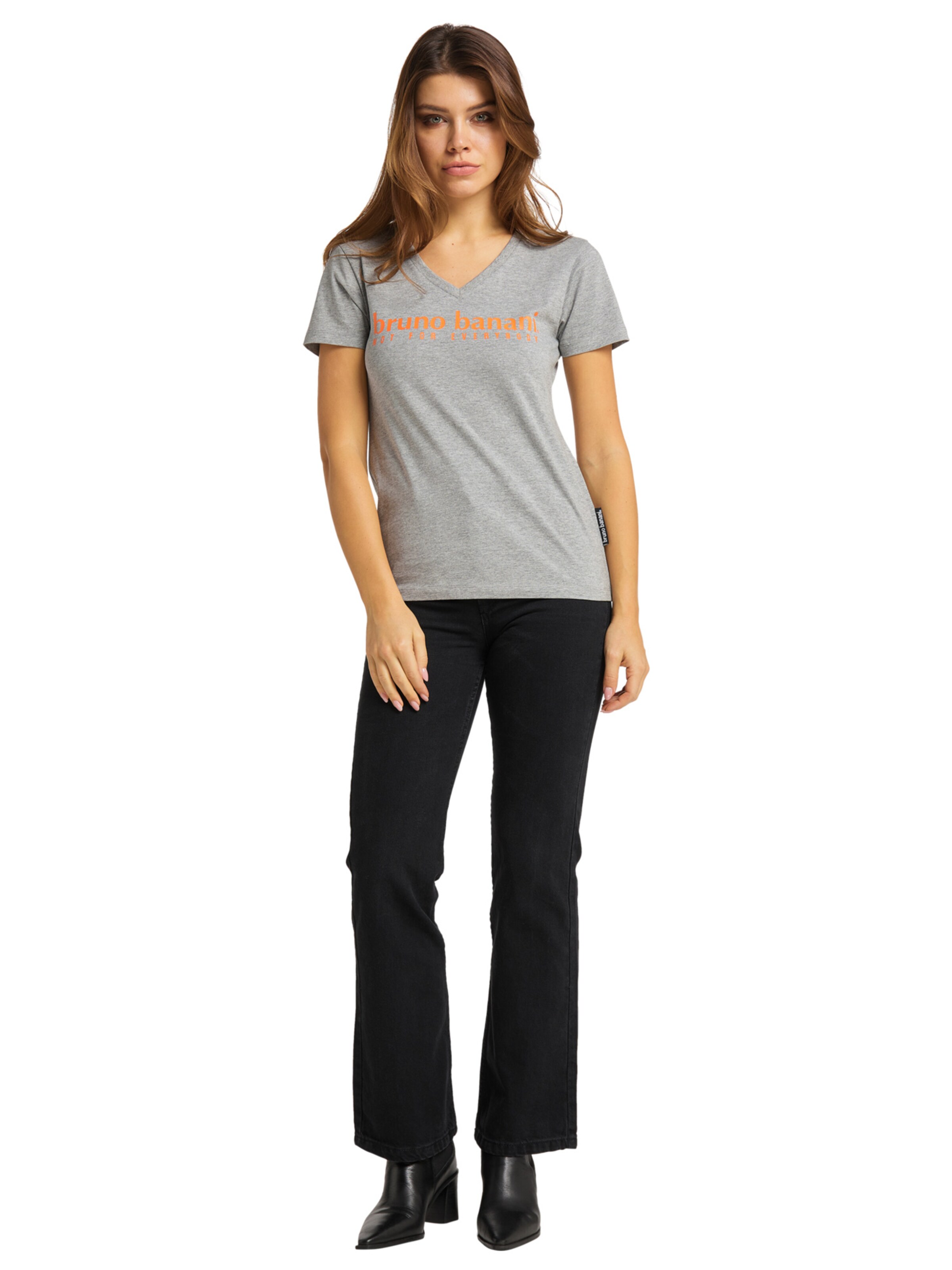 Bruno Banani T-Shirt 'AYERS' in Grau