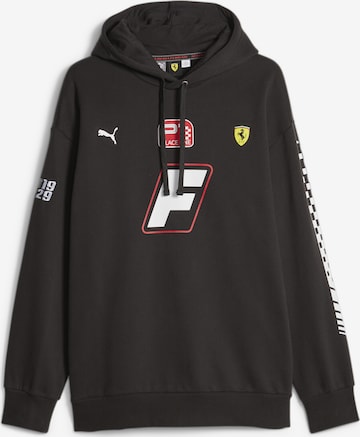 PUMA Athletic Sweatshirt 'Scuderia Ferrari Race Garage' in Black: front