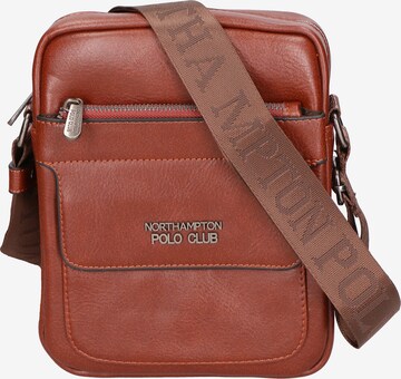 Northampton Polo Club Crossbody Bag in Brown: front