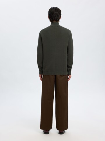 Pull-over 'SLHDANE' SELECTED en vert