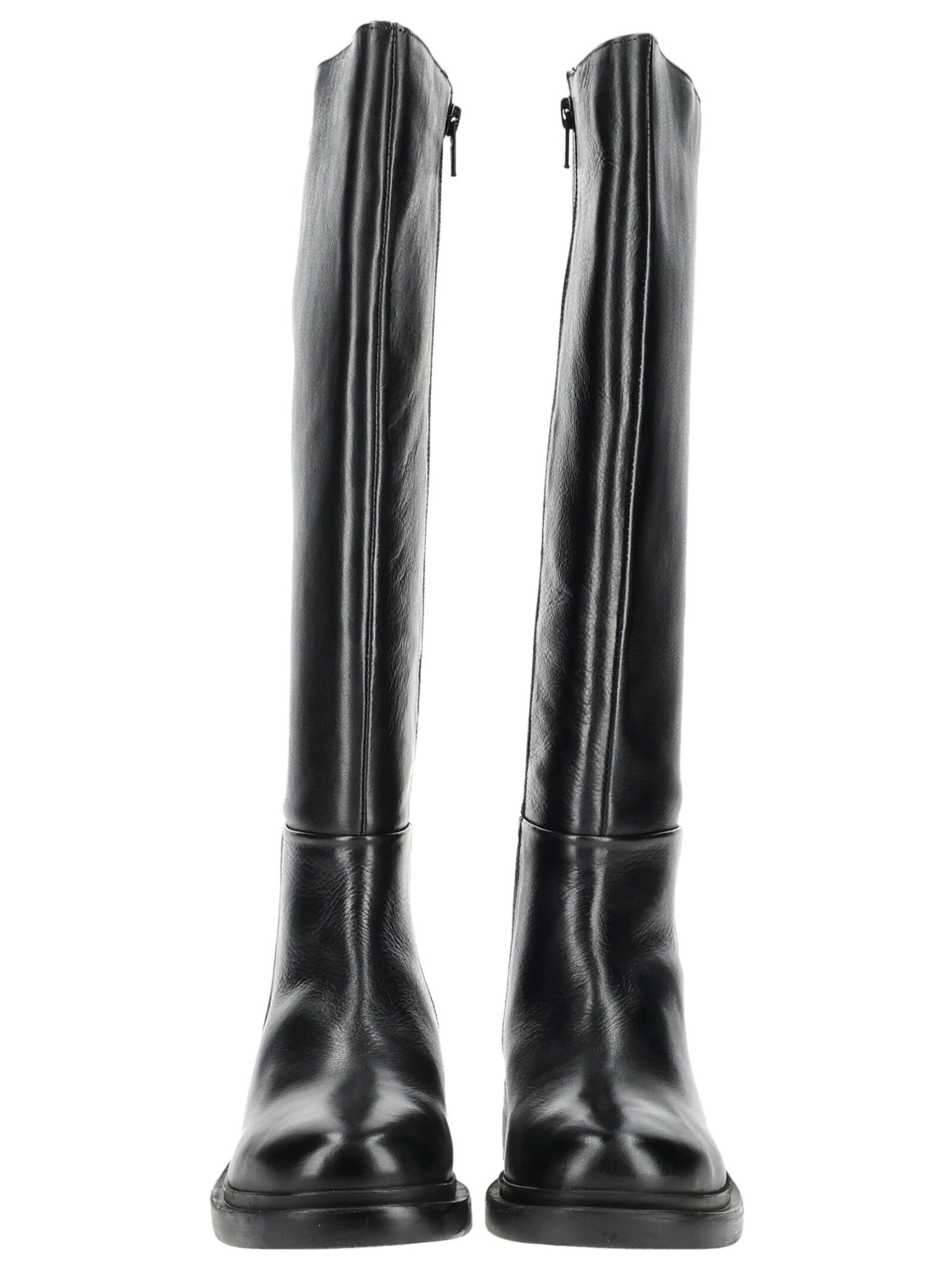 LAZAMANI Boots in Black: front
