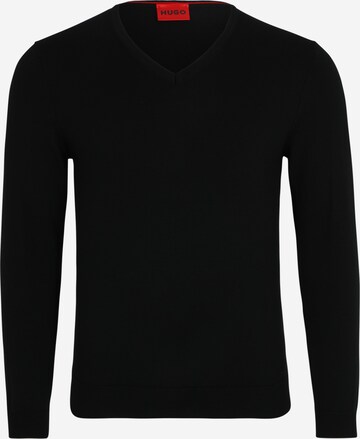 HUGO - Pullover 'San Vredro' em preto: frente