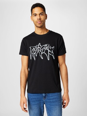 WEEKDAY T-Shirt in Schwarz: Vorderseite
