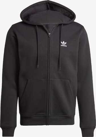 juoda ADIDAS ORIGINALS Džemperis 'Trefoil Essentials': priekis