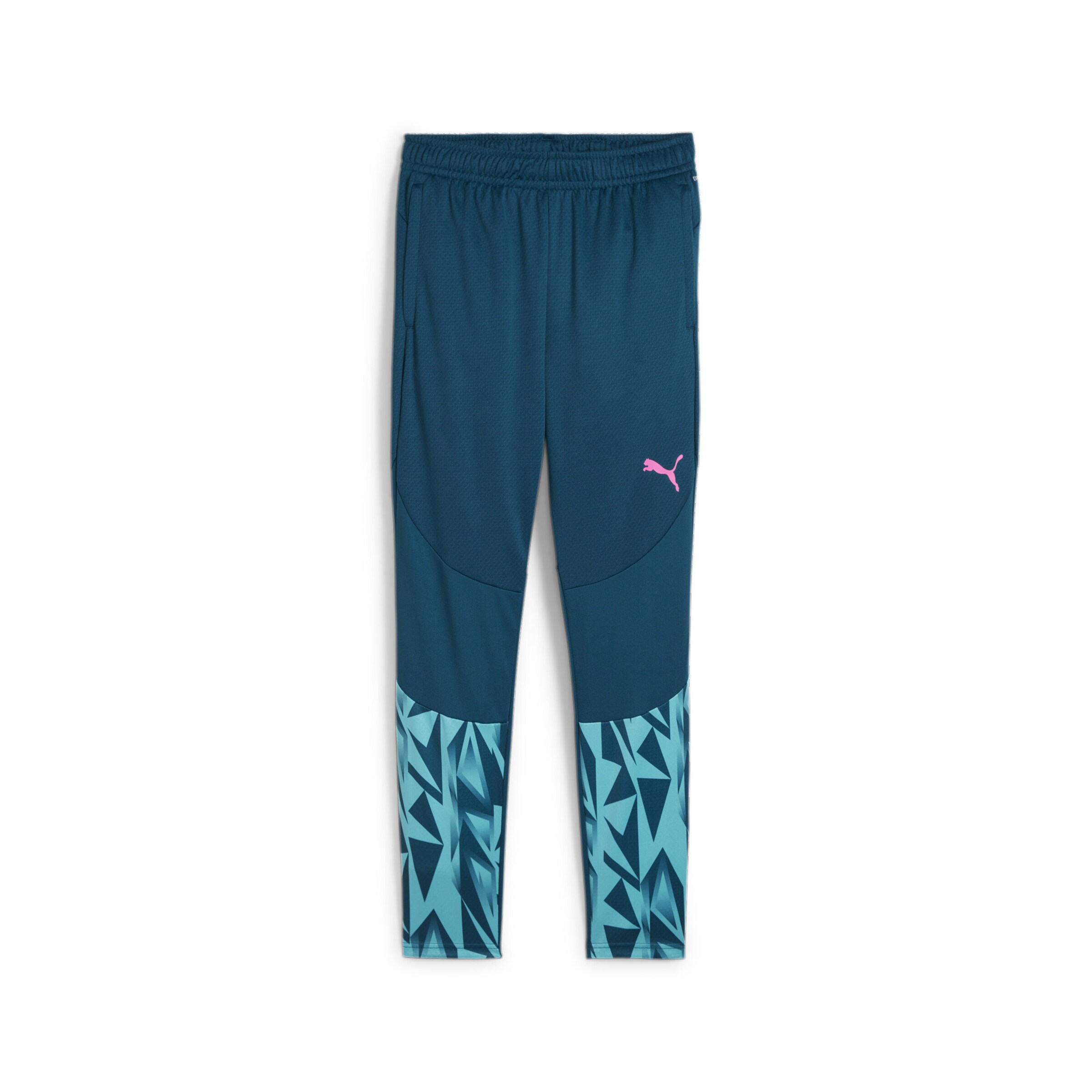 PUMA Skinny Sporthose 'Individual Final' in Blau: Vorderseite