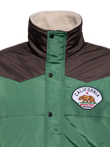 King Kerosin Winter Jacket 'California' in Green