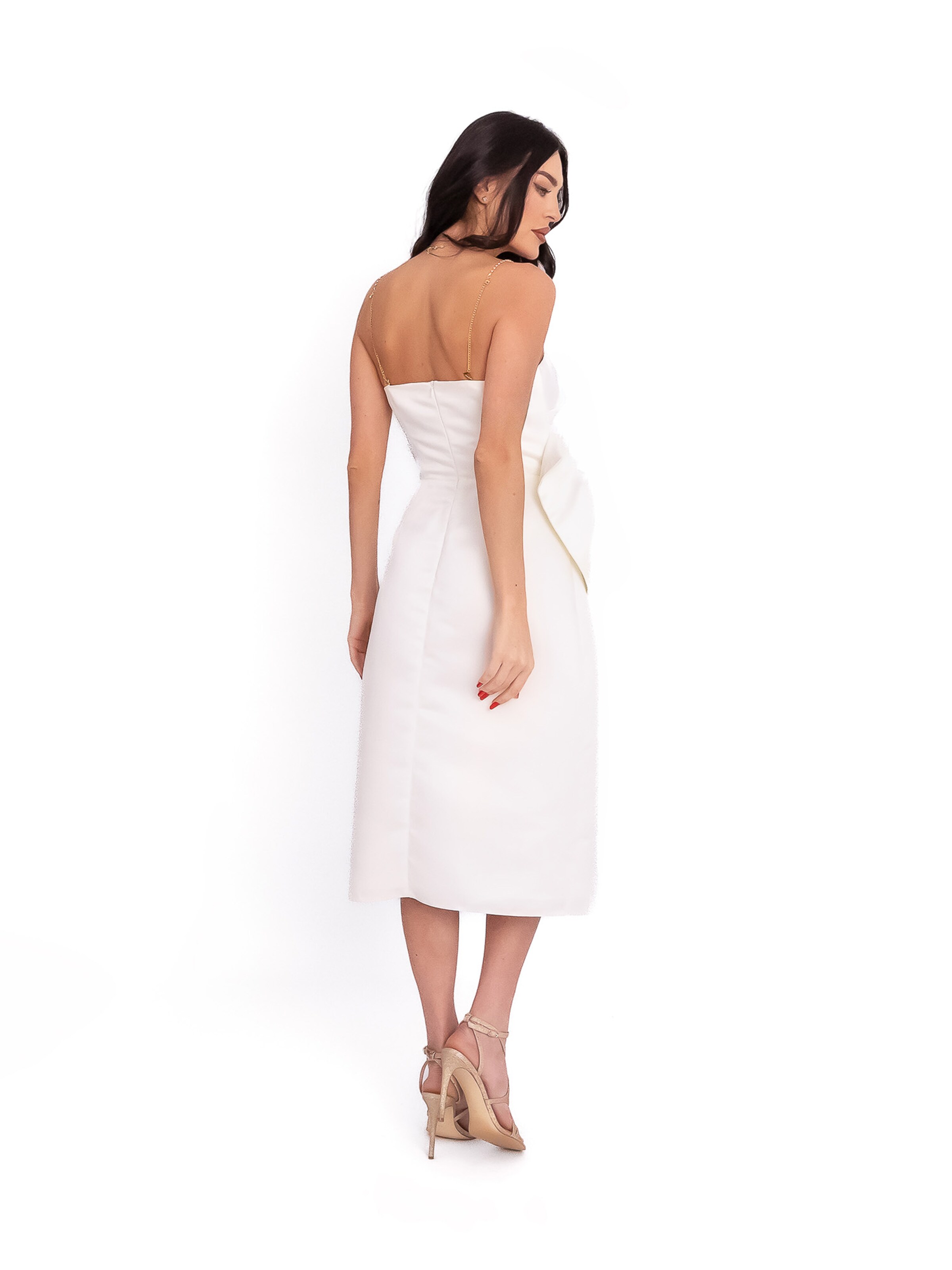 acob a porter Evening Dress in White