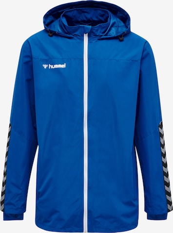 Hummel Sportjas in Blauw: voorkant