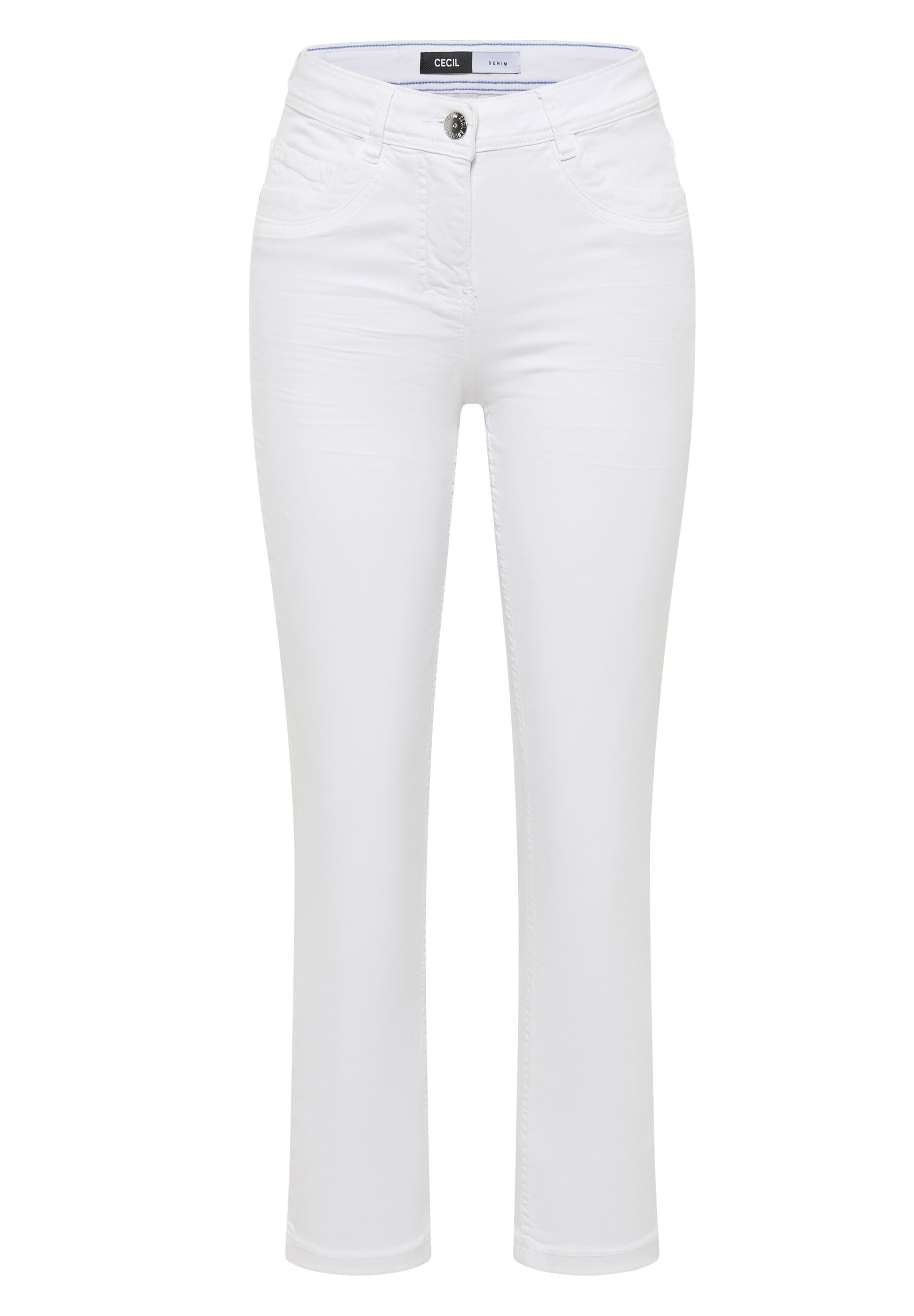 CECIL Slim fit Jeans in White: front
