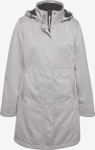 Veste fonctionnelle Ulla Popken en gris : devant