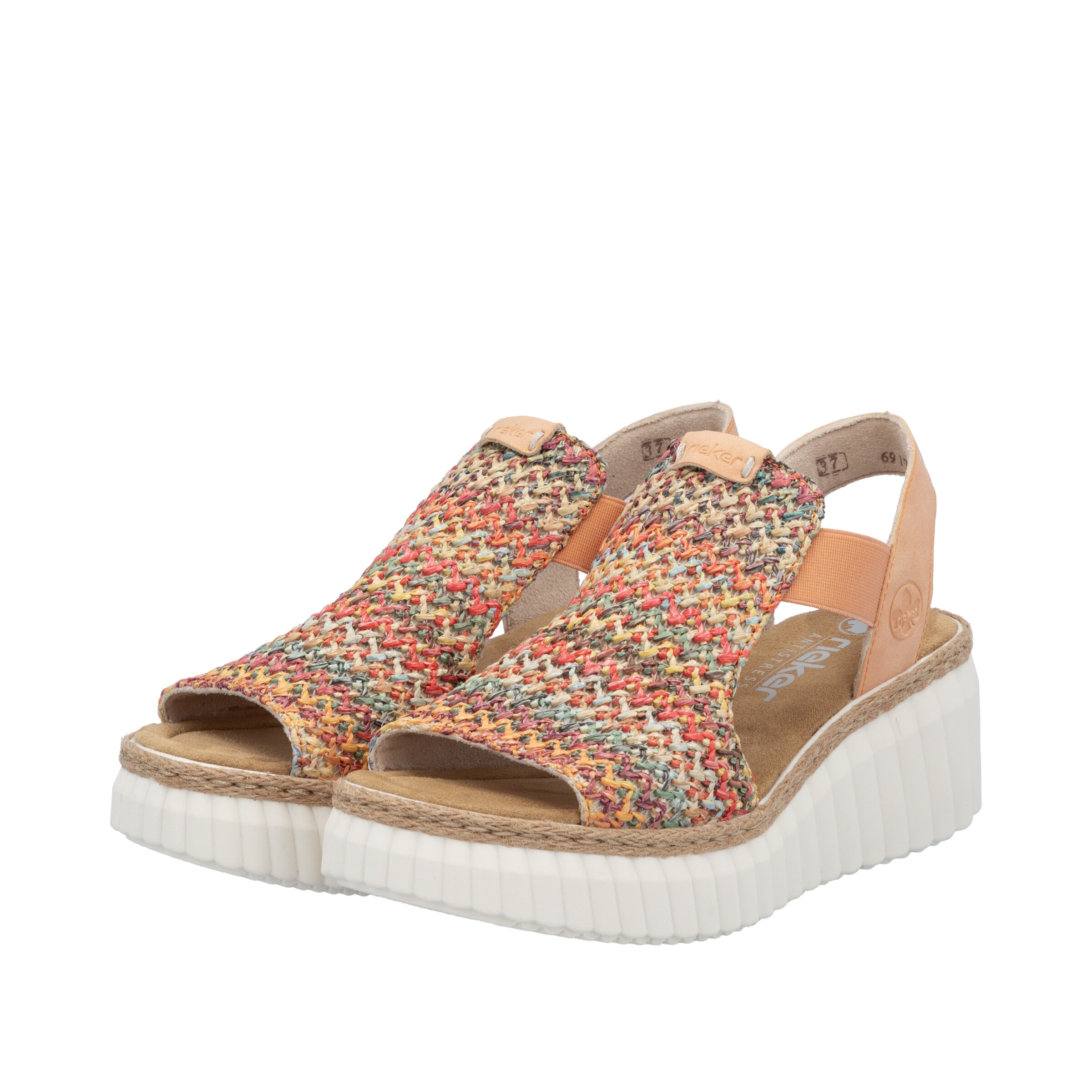 Rieker Strap Sandals '69172' in Mixed colors