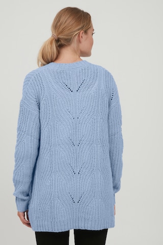 Oxmo Knit Cardigan 'Cle' in Blue