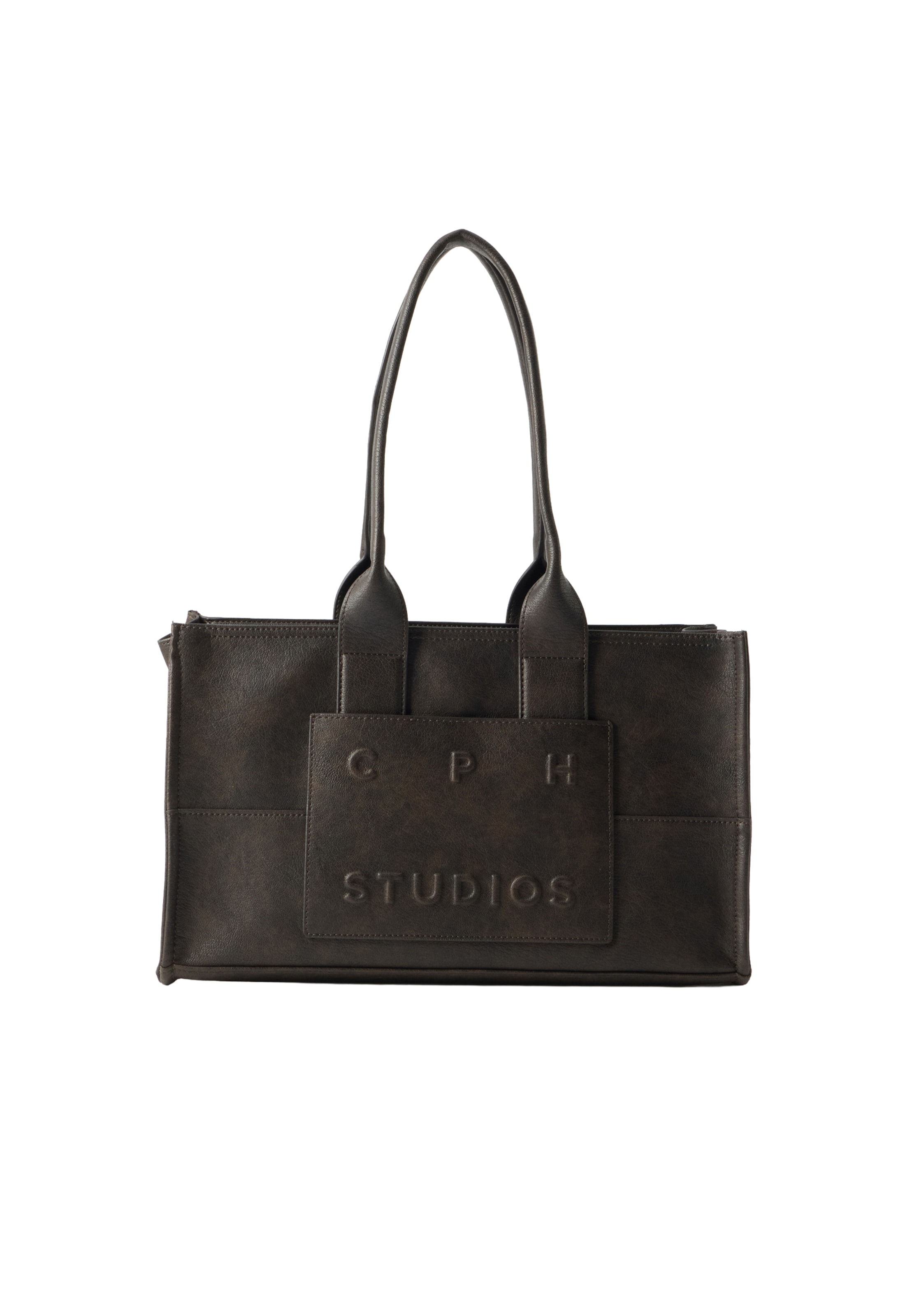 Copenhagen Studios Shopper in Brown: front
