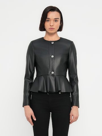 ONLY Prehodna jakna 'ONLVERONA' | črna barva: sprednja stran