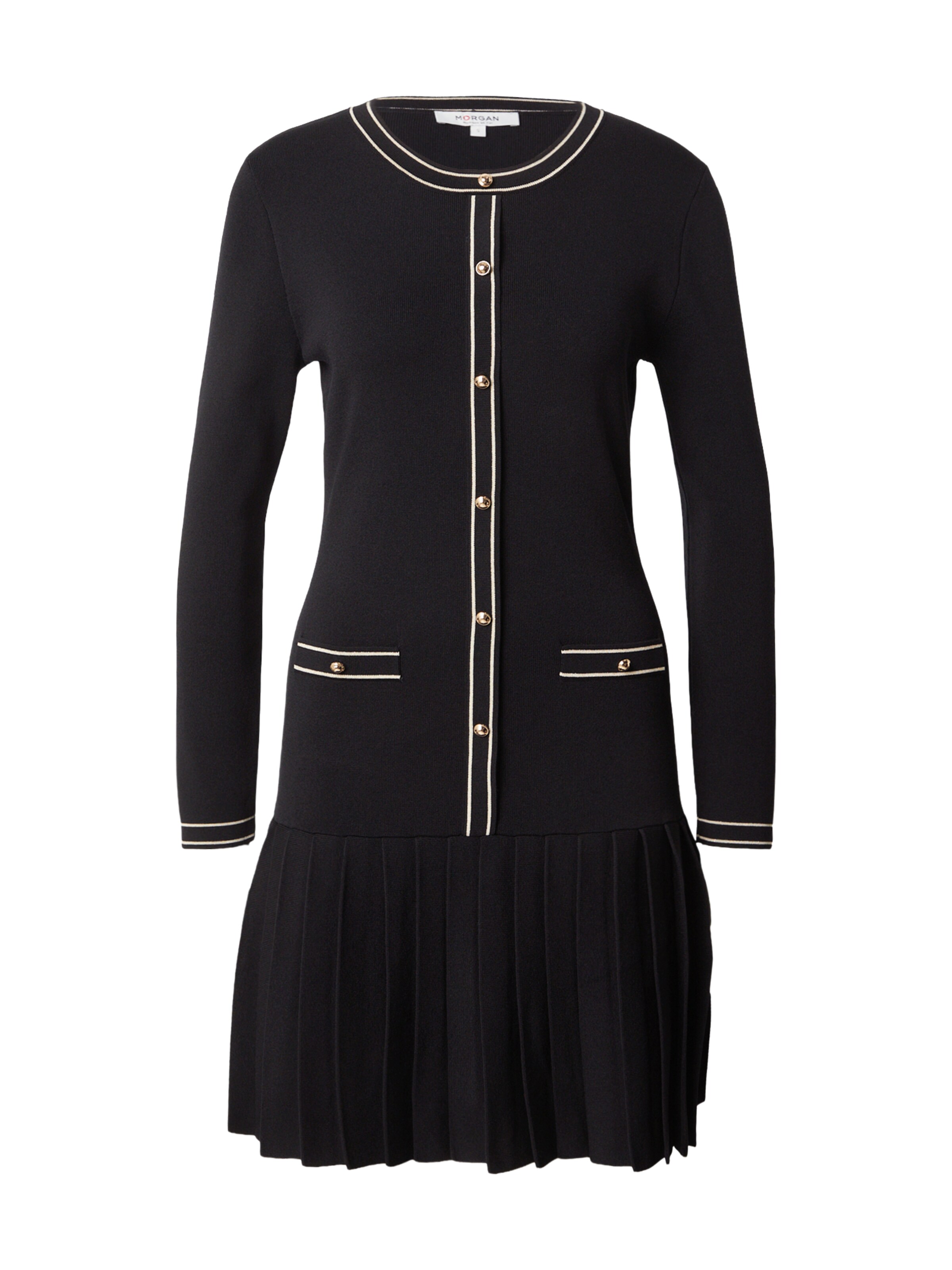 Morgan Strikkjole 'RMARIA' i sort: forside