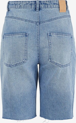 PIECES Slimfit Jeans 'Via' in Blauw