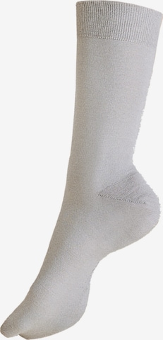 Chaussettes KUNERT en gris : devant