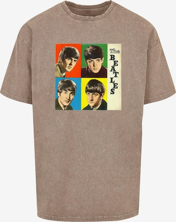 Merchcode Shirt 'Beatles' in Beige: predná strana