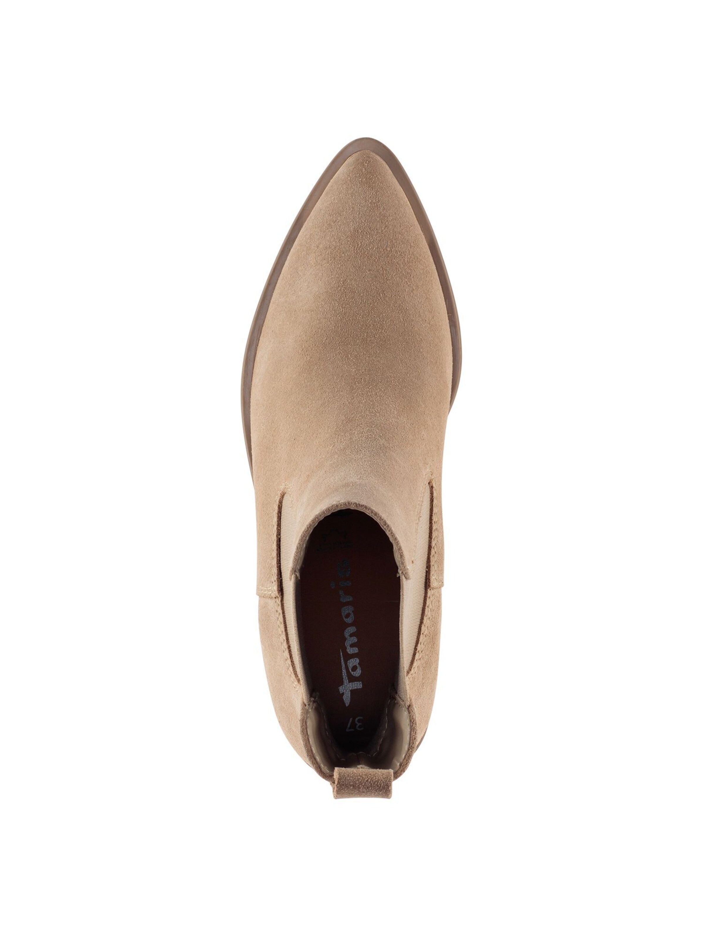 Tamaris Chelsea boots in Beige