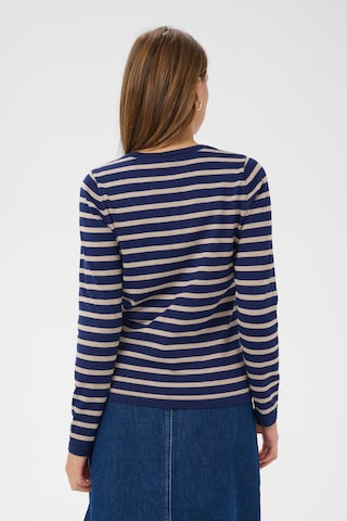 SAINT TROPEZ Knit Cardigan in Beige