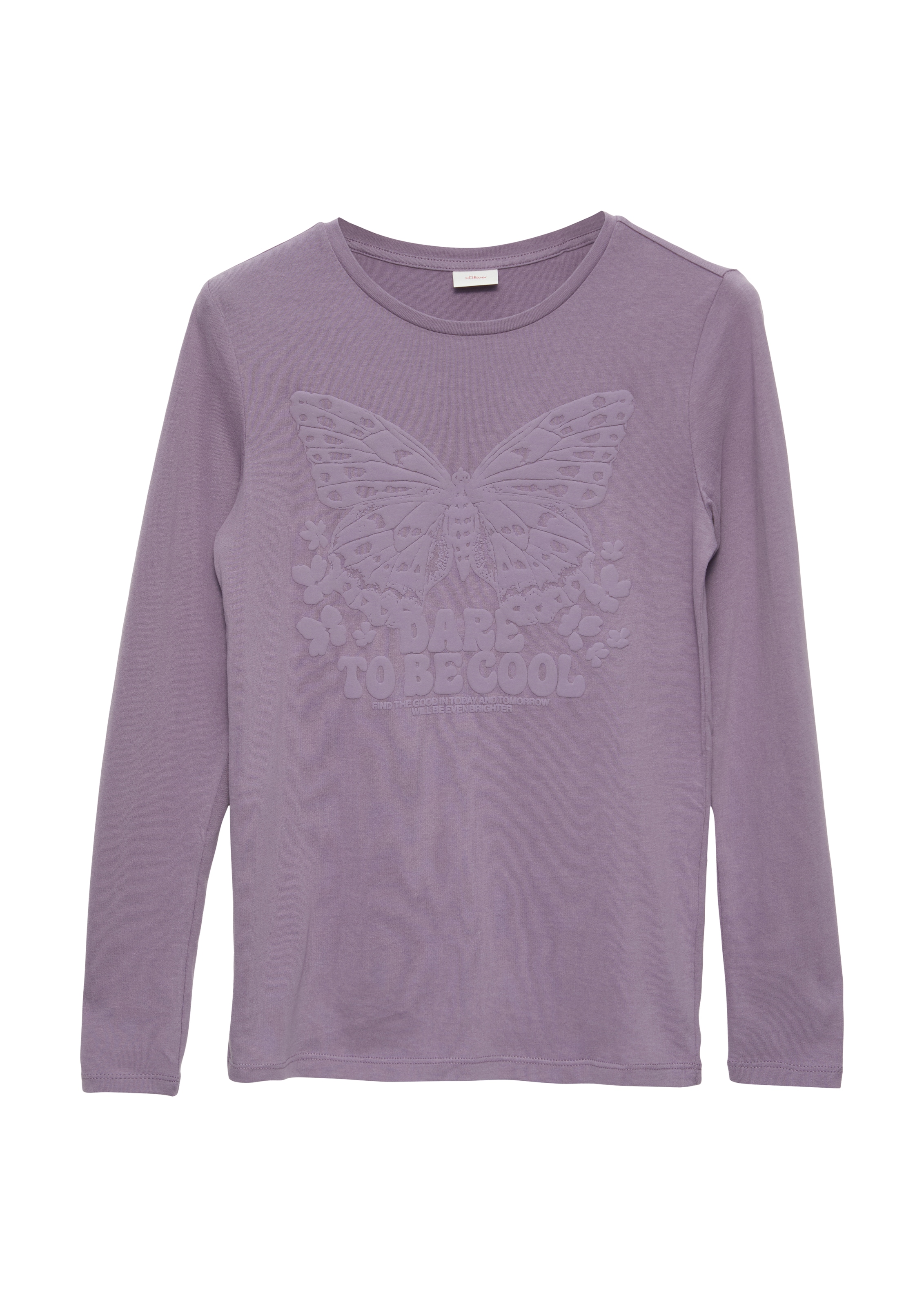 s.Oliver Shirt in Lila: Vorderseite