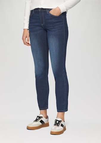 Coupe slim Jean 'Betsy' s.Oliver en bleu : devant