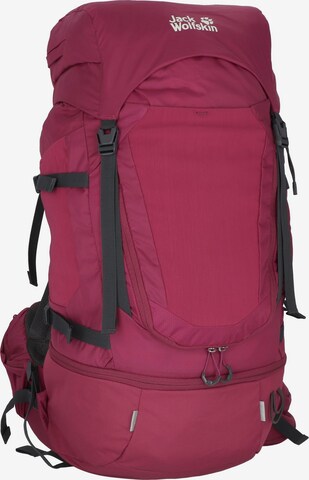 JACK WOLFSKIN Sports Backpack 'Highland Trail 45' in Purple
