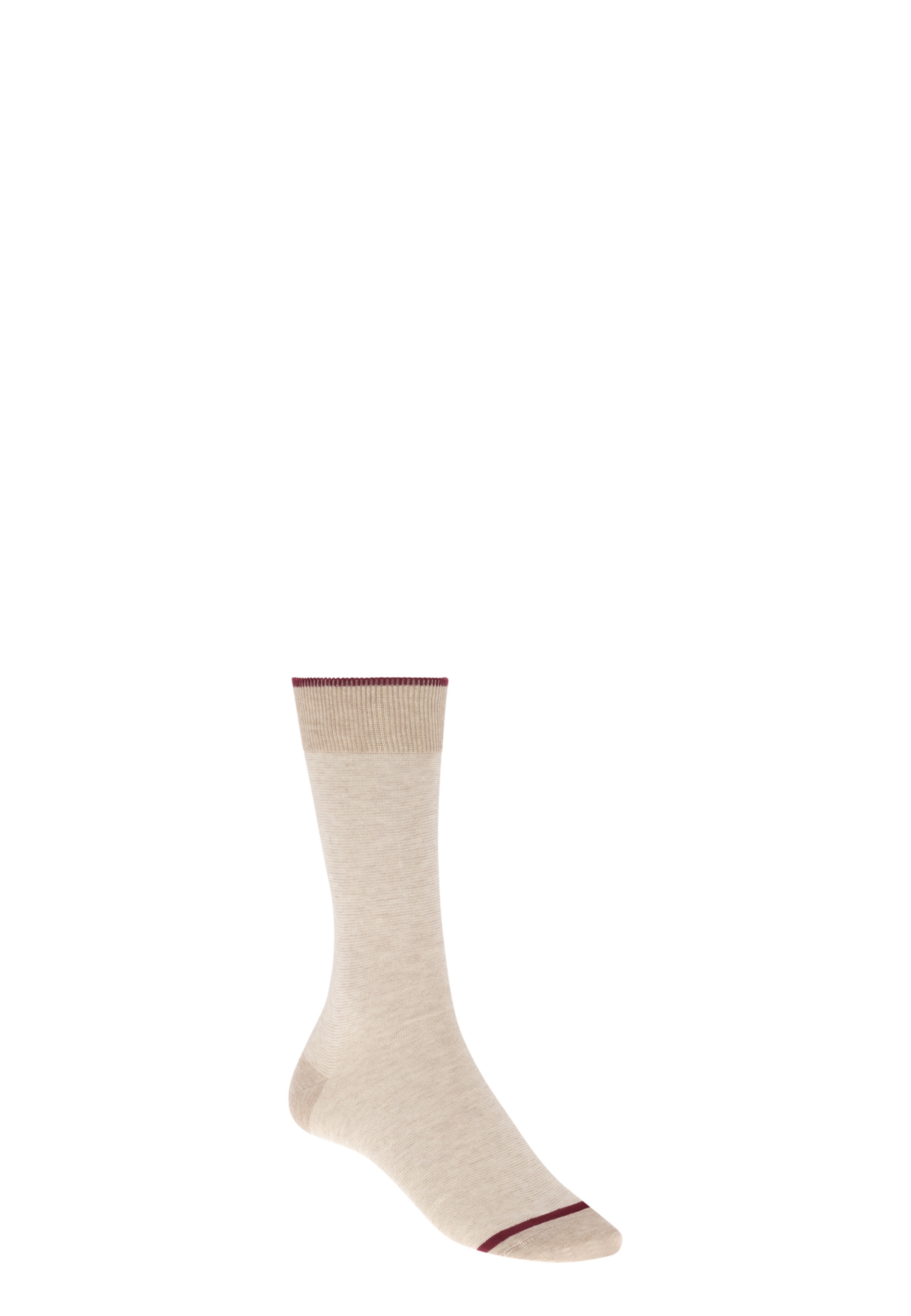 Chaussettes Boggi Milano en beige : devant