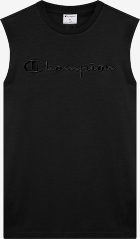 T-Shirt Champion Authentic Athletic Apparel en noir : devant