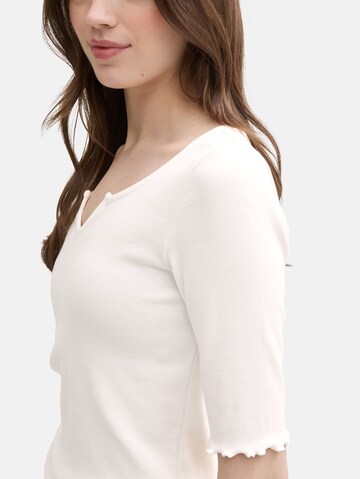TOM TAILOR DENIM Shirt in Wit